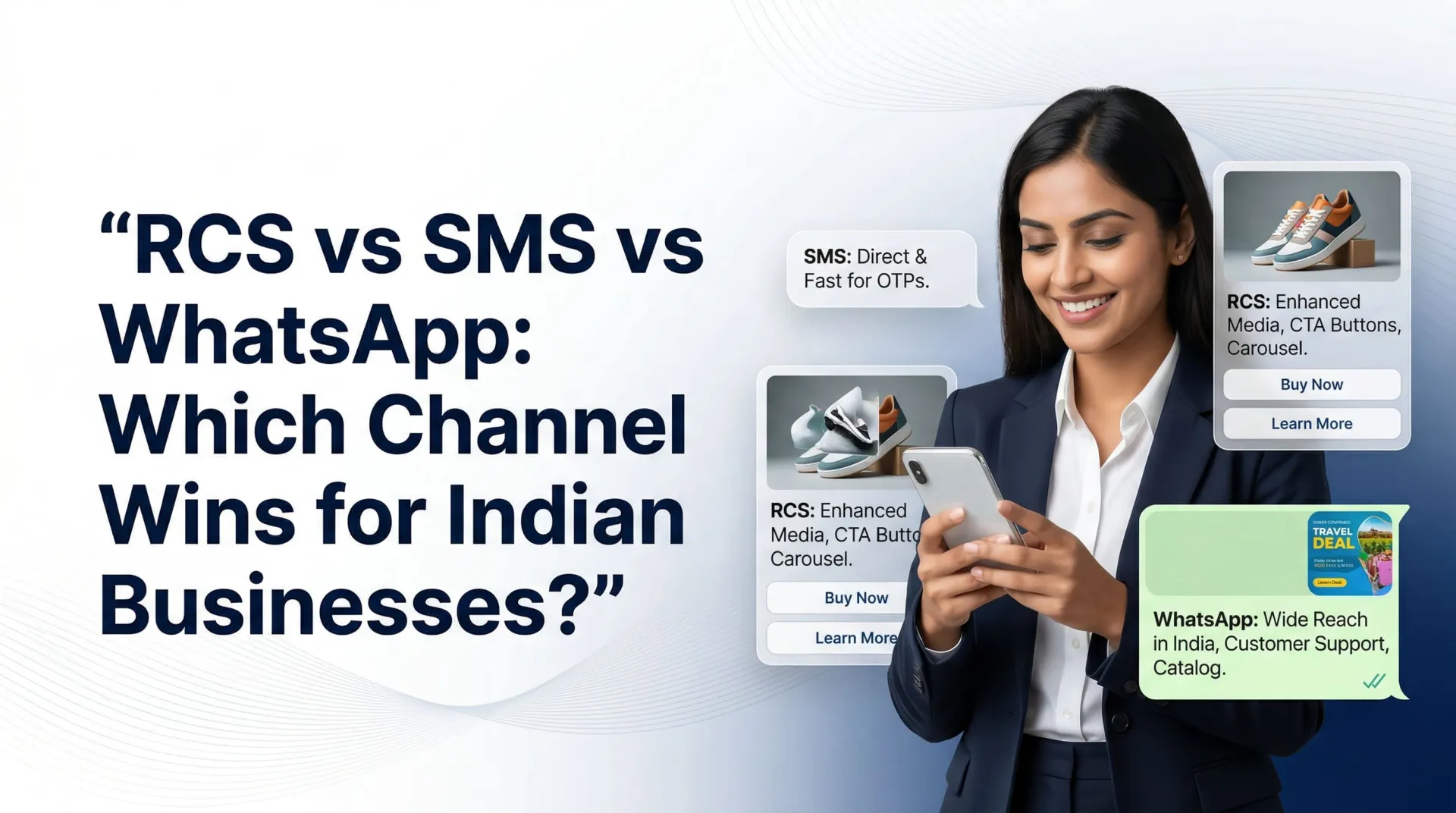 RCS vs SMS vs WhatsApp: Which Channel Wins for Indian Businesses?
